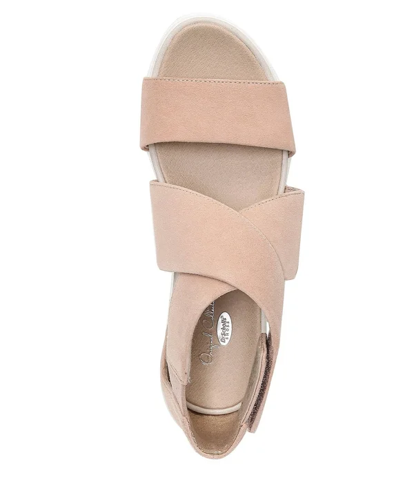 Dr. Scholl&s Original Collection Women's Scout High Wedge Sandal, Size: 6.5, Pink
