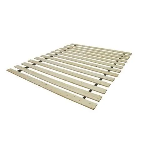 Alwyn Home Audra Folding Wood Bed Slats, Size: California King