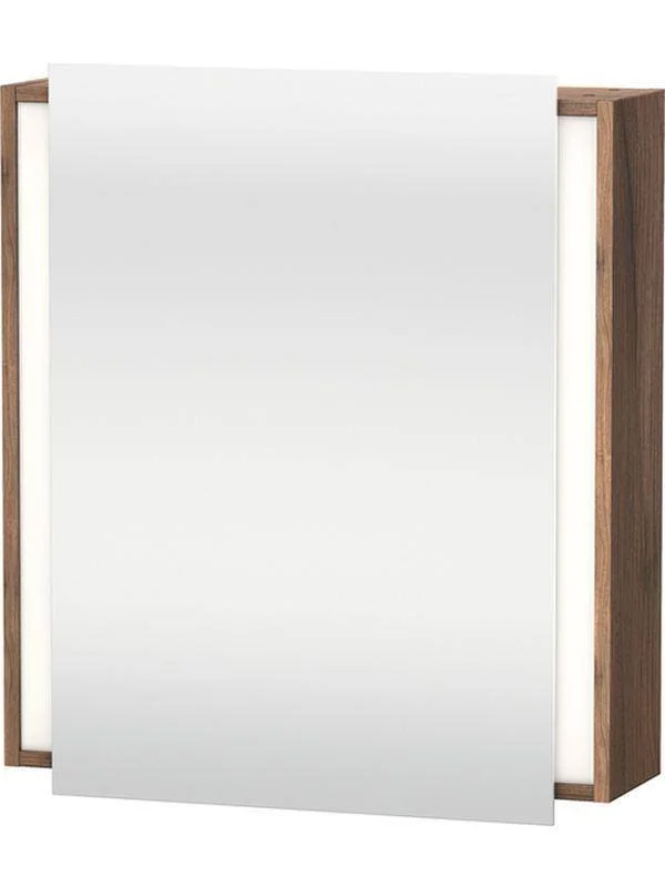 Duravit Ketho KT7530L7979 Mirror Cabinet - Natural Walnut