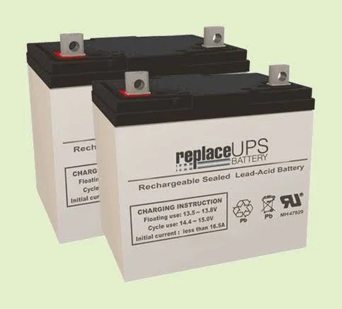Pride Jazzy 600 Batteries (Set of 2) - 12V 55Ah SLA Battery - ReplaceUPSBattery
