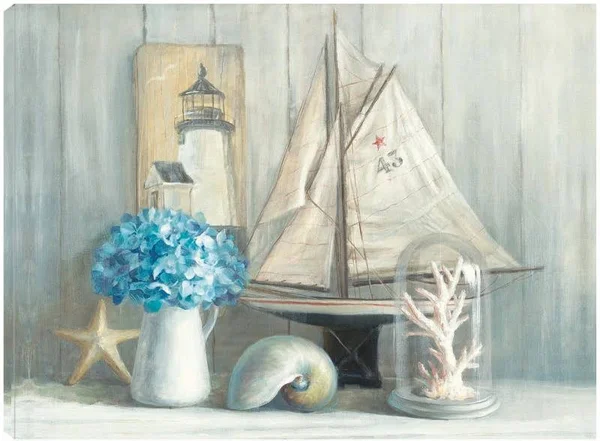 Summer House Crop Canvas Prints by Danhui Nai 32x24 Fineartcanvas