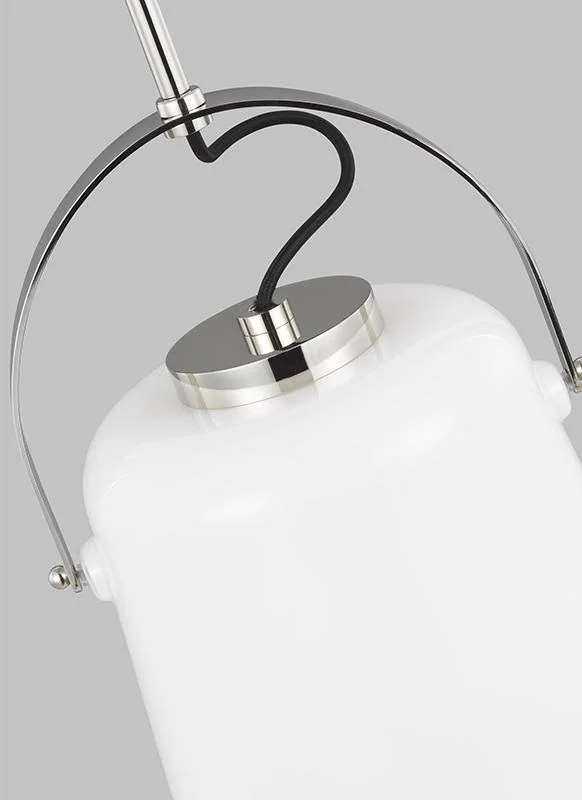 Generation Lighting - LP1001TWB - One Light Pendant - Hazel - Time Worn Brass