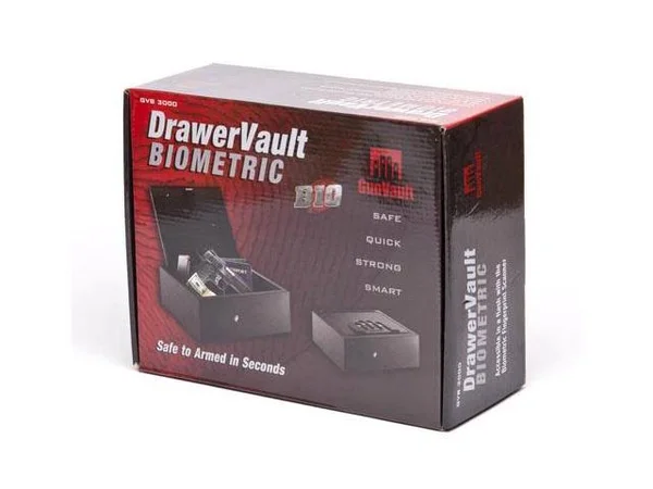 GunVault DrawerVault - Biometric
