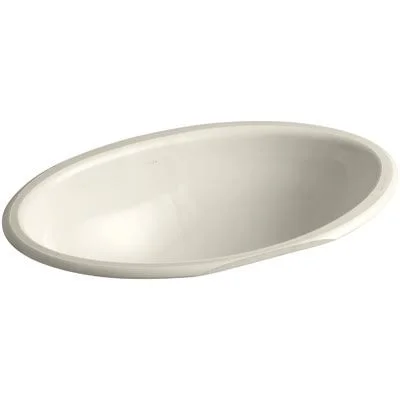 Kohler Vintage Ceramic Oval Undermount Bathroom Sink with Overflow