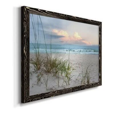 Beach Driftwood - Photograph Print on Canvas Sand & Stable Size: 31x22 H x 44x22 W x 1x22 D, Frame Color: Black