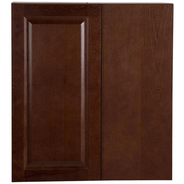 Hampton Bay Benton Assembled 27x30x12.59 in. Blind Wall Corner Cabinet in Amber