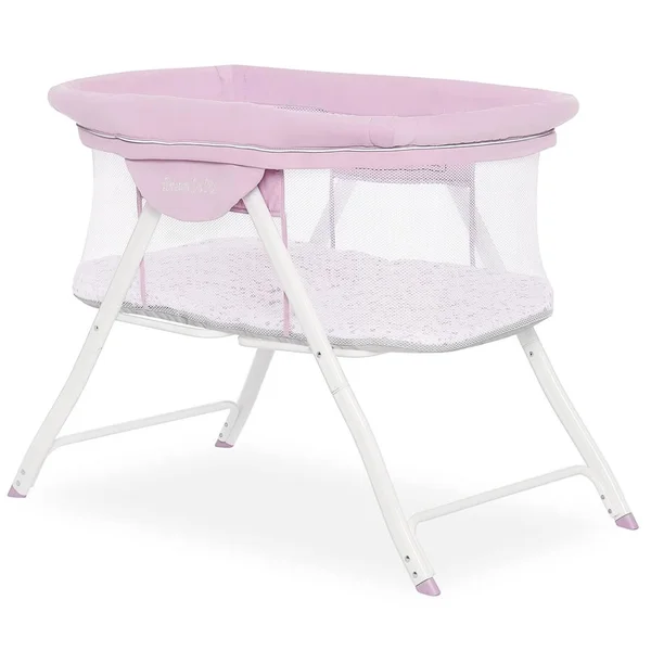 Dream on Me Poppy Traveler Portable Bassinet - Pink/Purple
